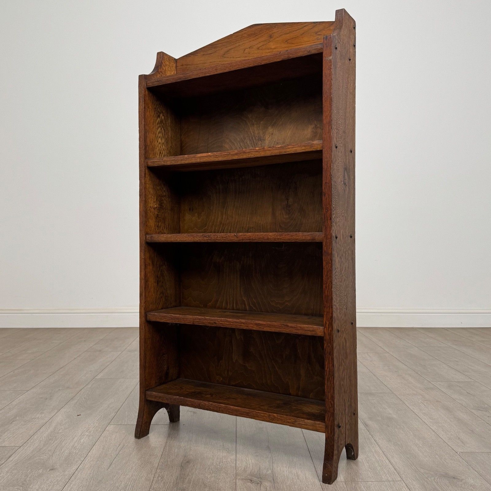 Antique 20th Century Edwardian Open Bookcase In Oak ( Af 5782 ) photo for sale