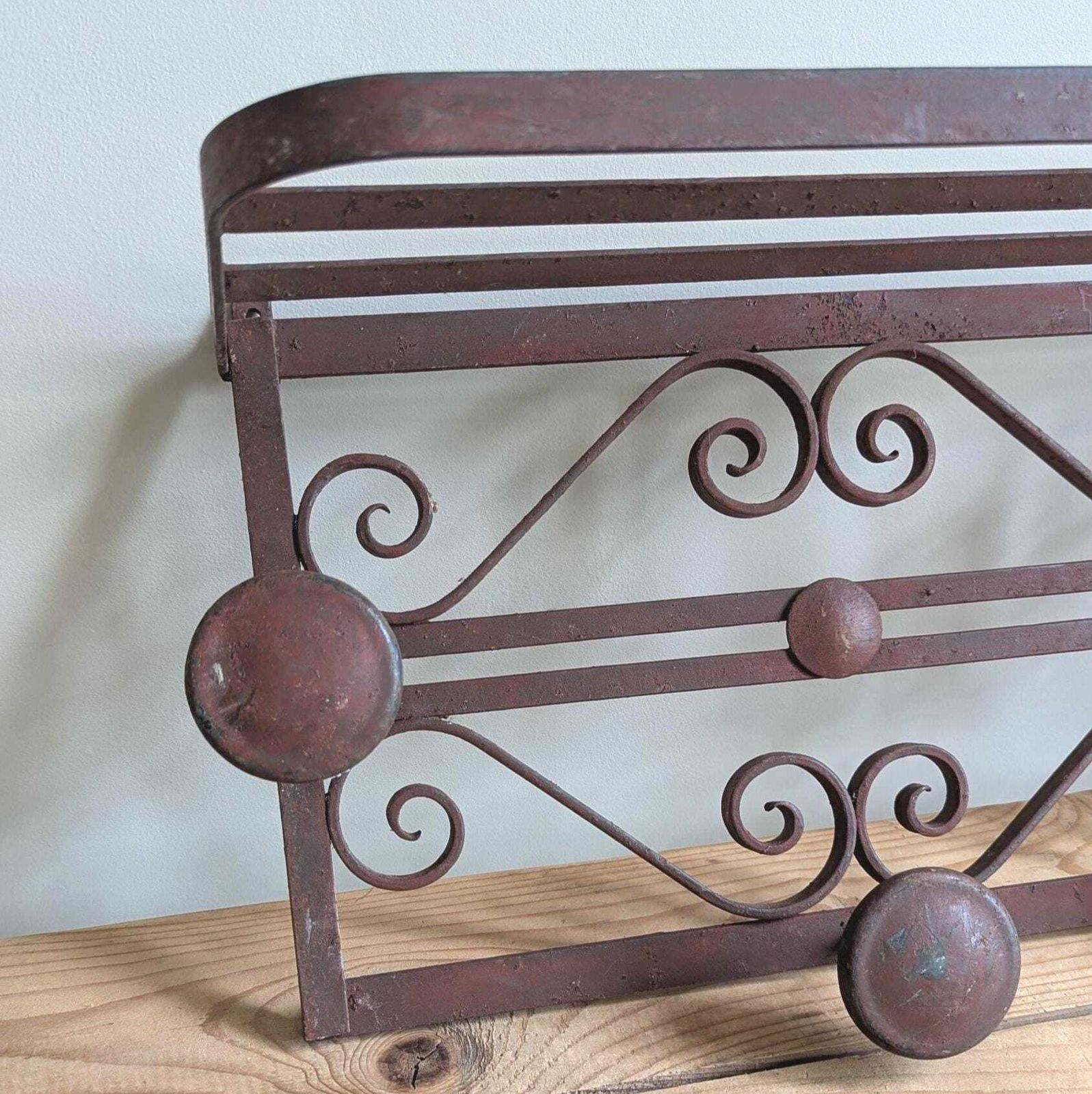 Vintage French Hat And Coat Rack C1950s photo 165.0