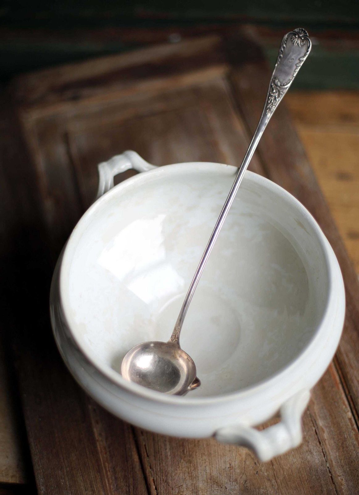 photo furniture Antique Punch Spoon French Cocktail Ladle Fruit Spoon Armand Frenais