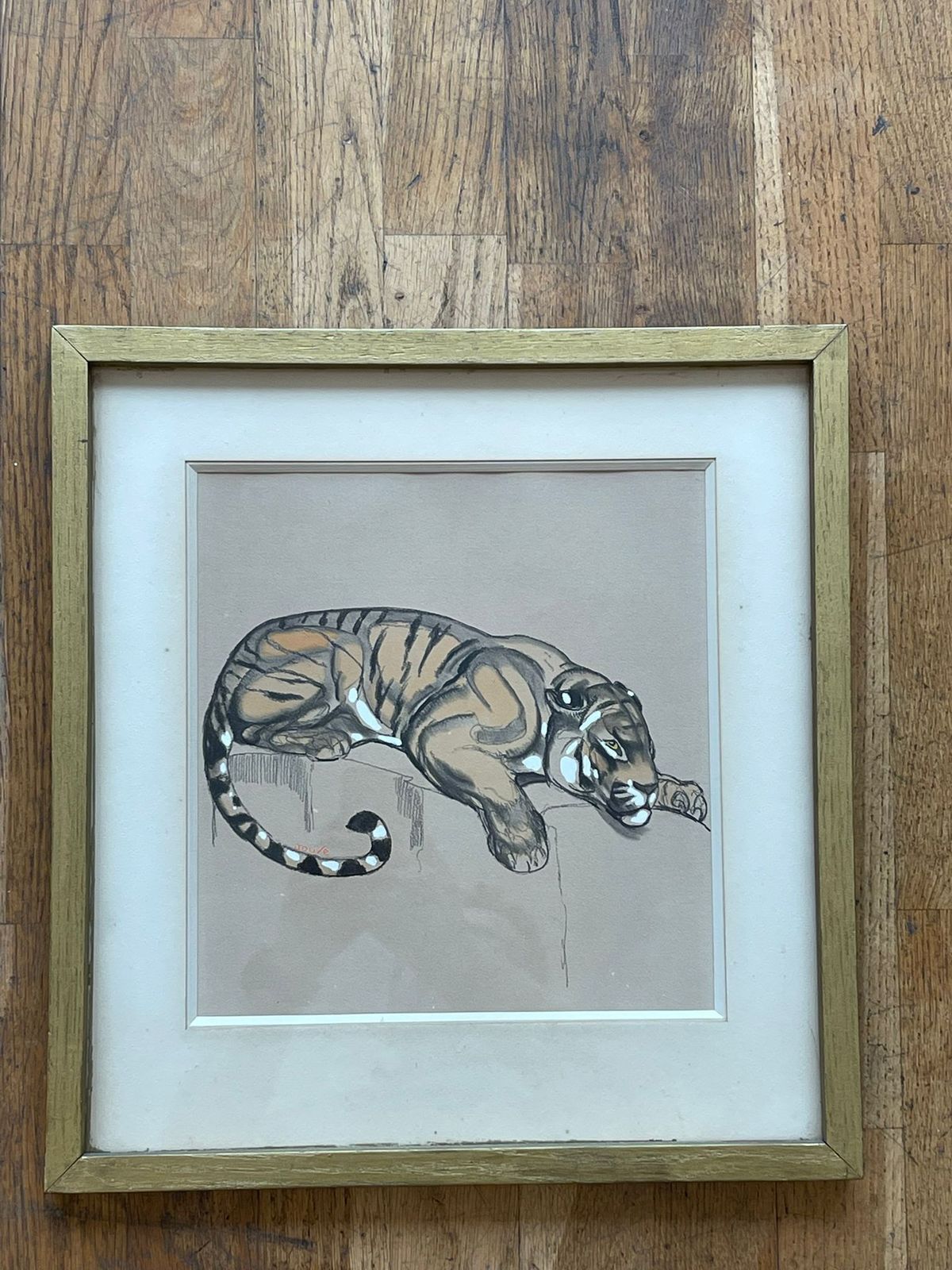 Paul Jouve (1878 1973) « Tigre » – Circa 1920 photo furniture