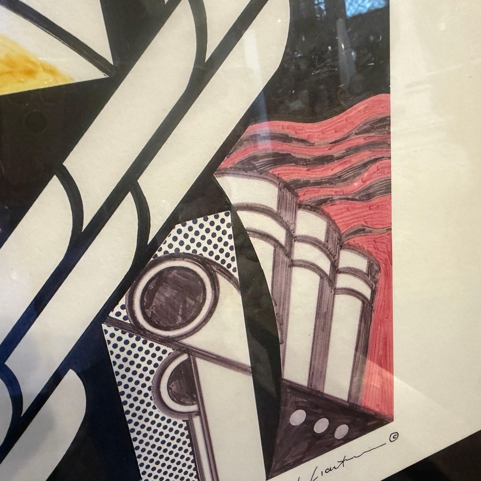 21st Century Framed Pop Art 100/150 Lithograph Modern Art By Roy Lichtenstein photo 650.0