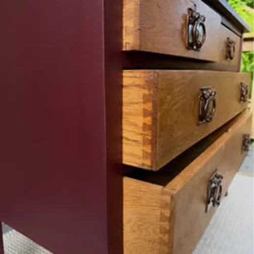Restored Edwardian H. Chadwick & Son Chest Of Drawers Sheffield Made And Hand Built photo for sale