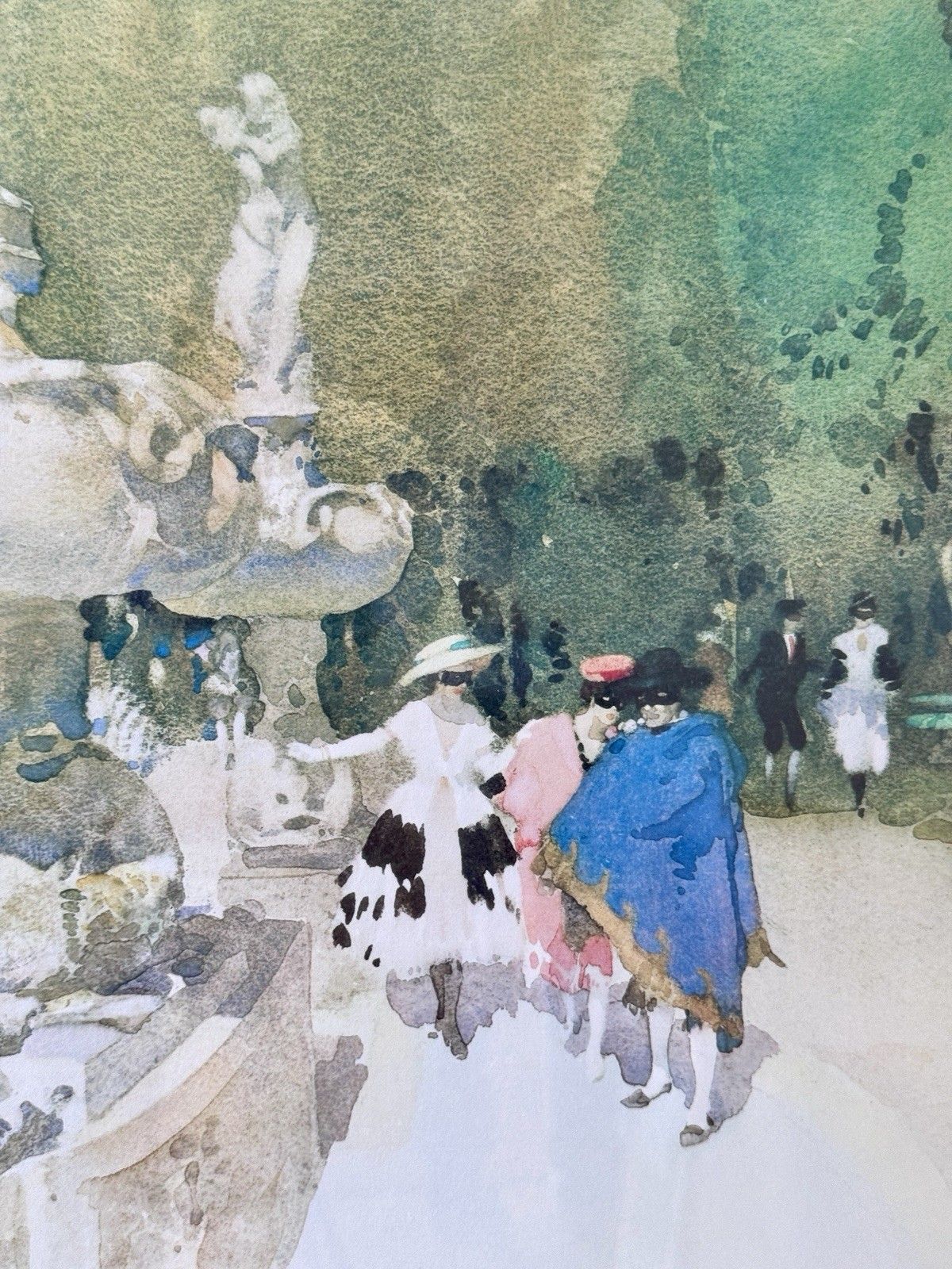 Sir William Russell Flint "A Florentine Masquerade" Limited Edition Print 76/750 photo vinterior