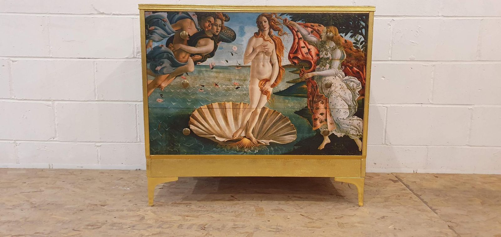 Upcycled Mid Century Chest Of Drawers photo for sale