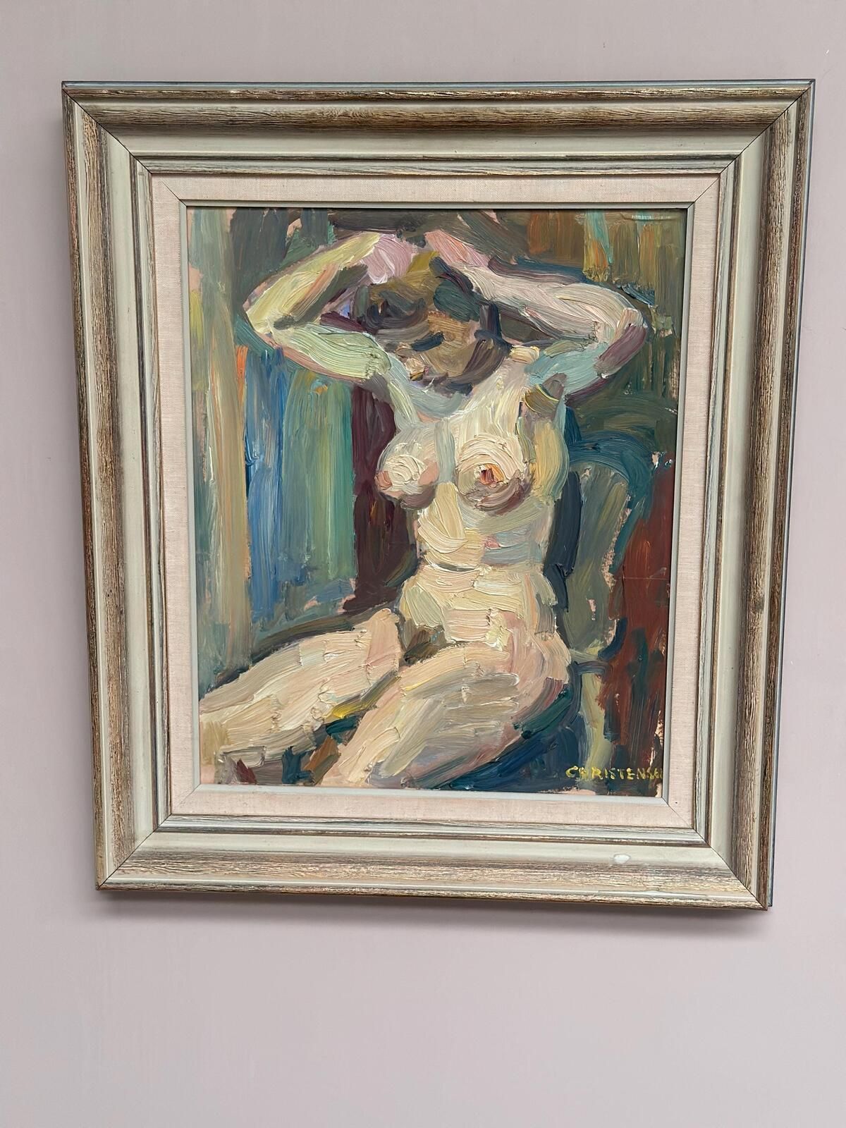 “Nude” By Gunnar Christenson (1895–1979). Painting. photo buy