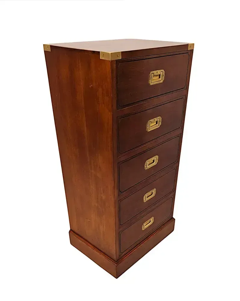 A Fabulous Chest Of Drawers In The Campaign Style photo furniture