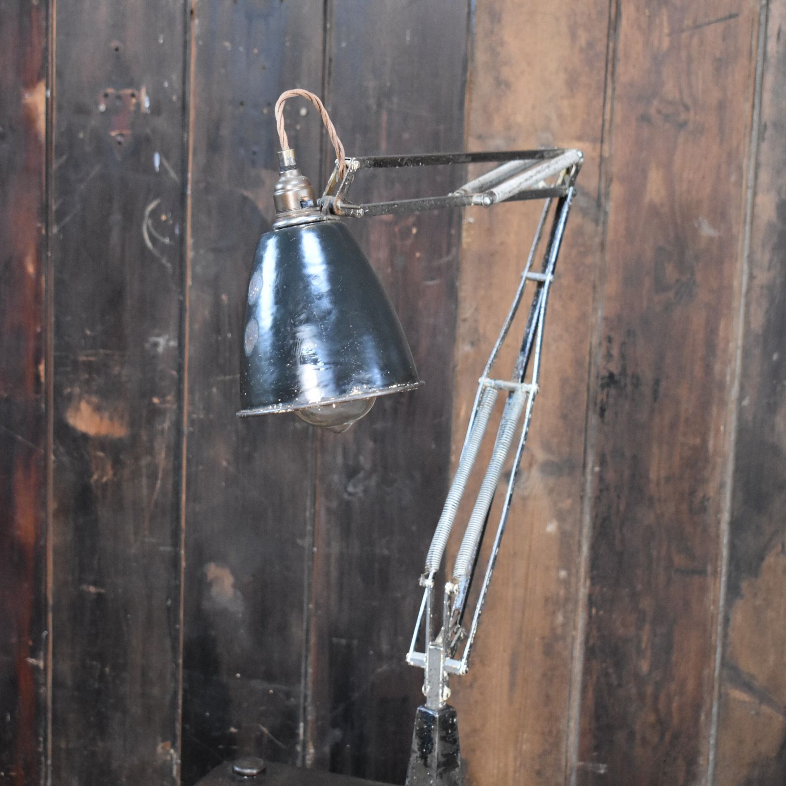 375.0 Antique Rare 1930s Model 1208 George Carwardine 4 Spring Large Anglepoise Lamp photo