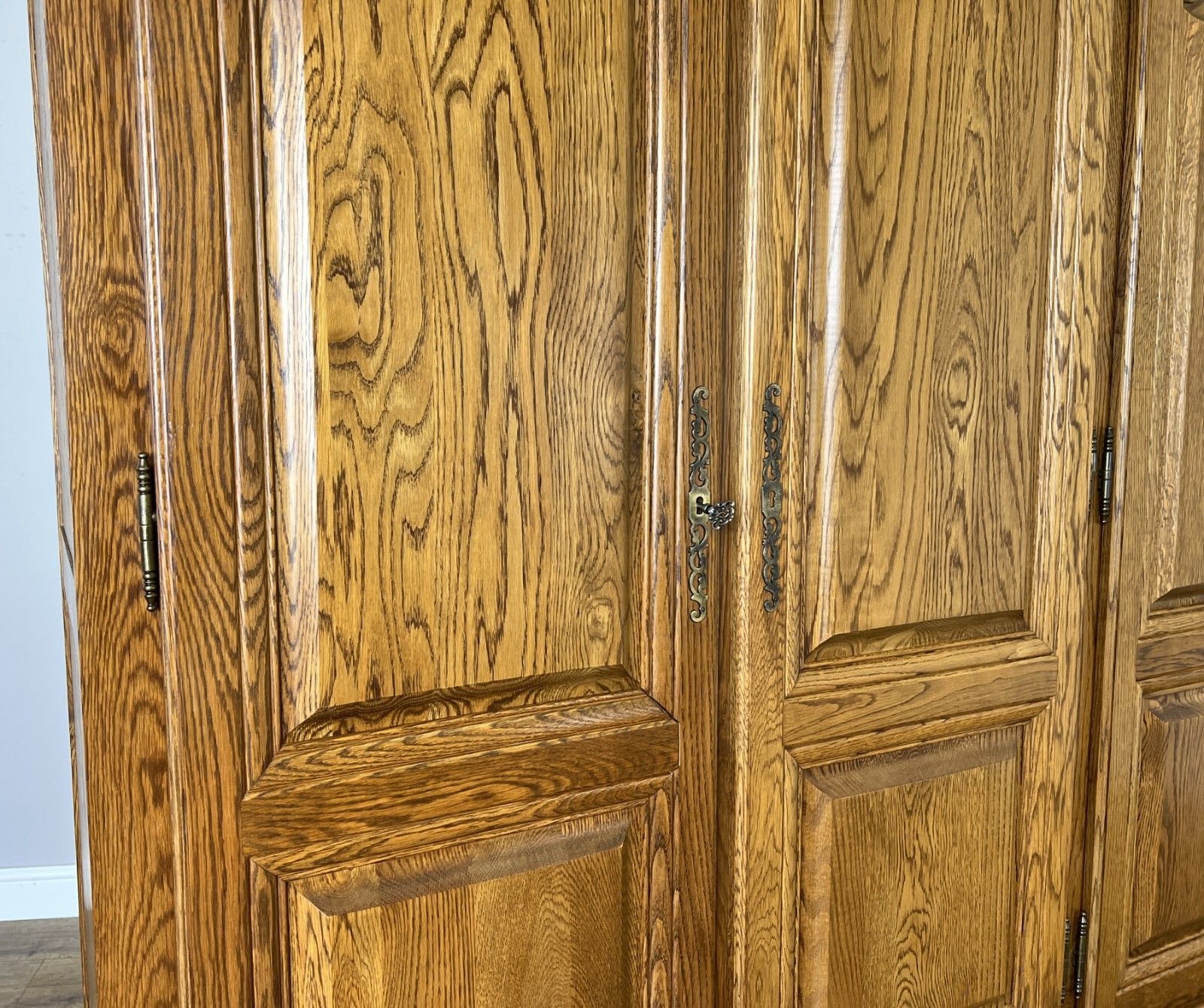 Wardrobe Vintage French Style Four Door Carved Armoire Cabinet Lot 6119 photo buy