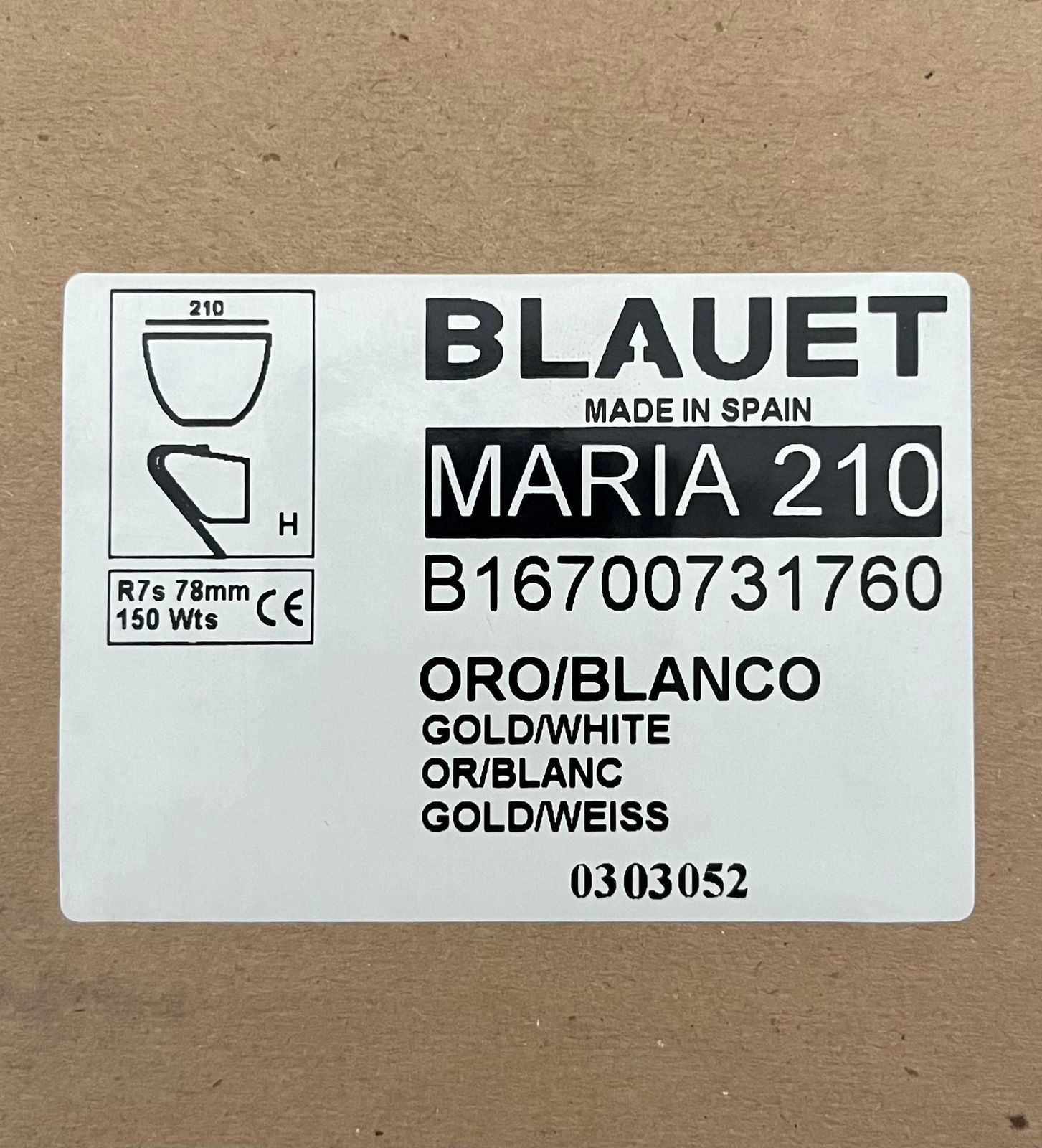 Postmodern White Glass Gold Pair Of Wall Sconces By Blauet, Barcelona, 1990s photo 713.0