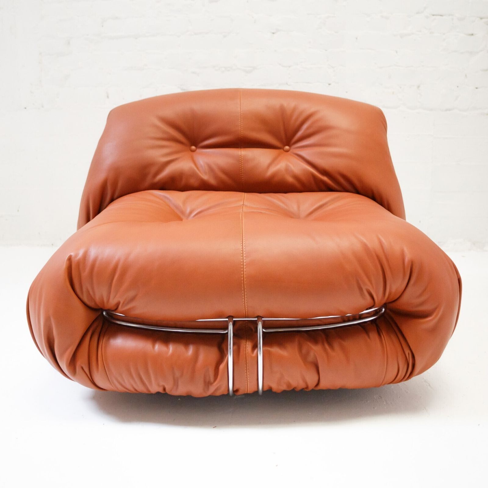 Afra & Tobia Scarpa ‘Soriana’  Chair With Ottoman photo vinterior