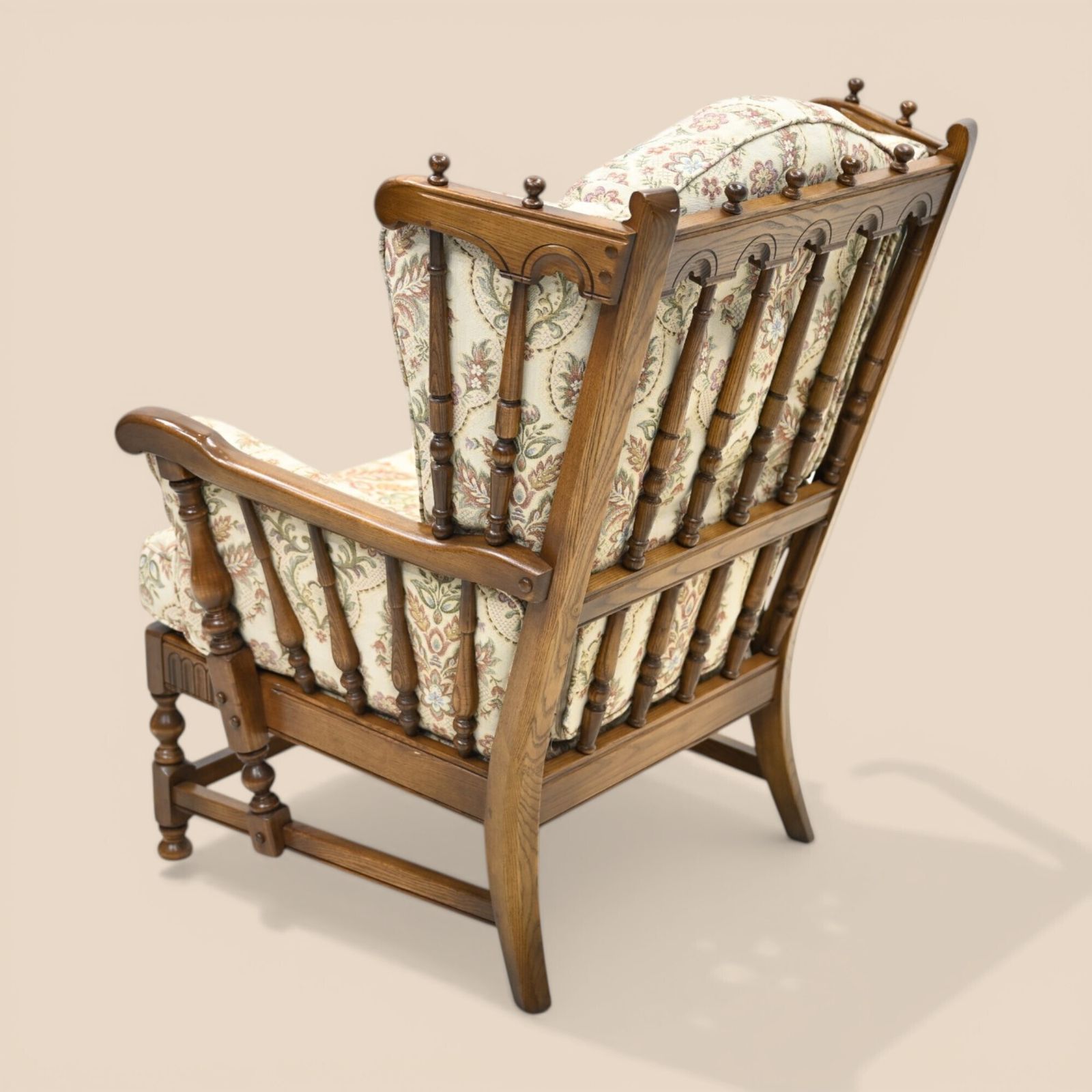 Ercol Cloister Wing Back Easy Fireside Armchair Golden Dawn Free Delivery photo for sale