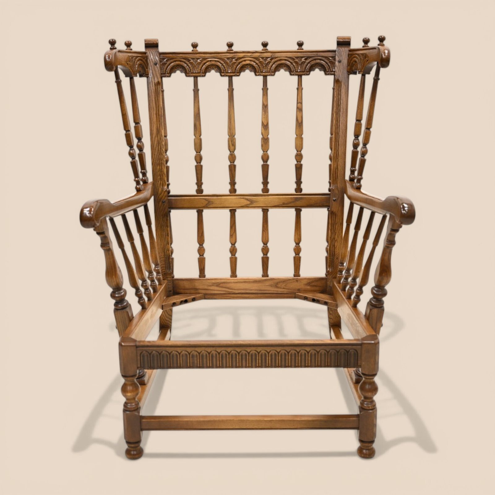 photo vinterior Ercol Cloister Wing Back Easy Fireside Armchair Golden Dawn Free Delivery