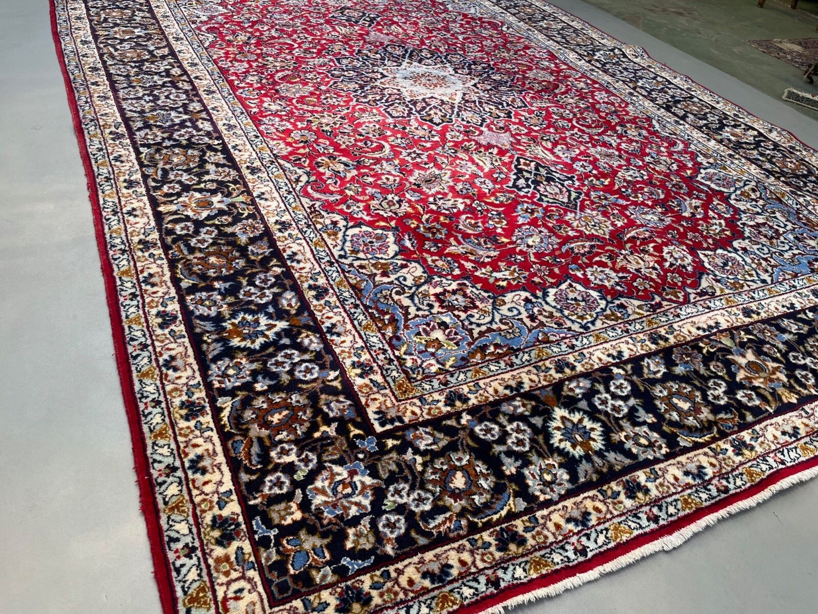 Antique Tribal Rug 433x300 Cm Wool Oriental Hand Made Carpet 2502 photo 650.0