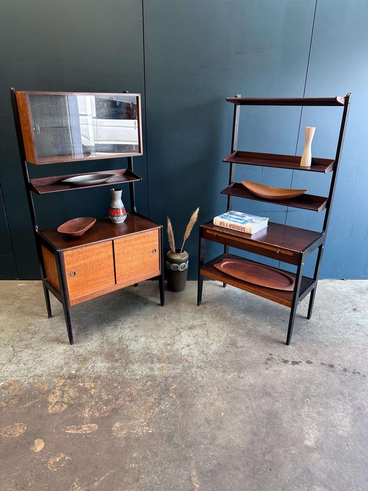 A Pair Of Mid Century Display, Storage, Shelving And Cabinets photo furniture