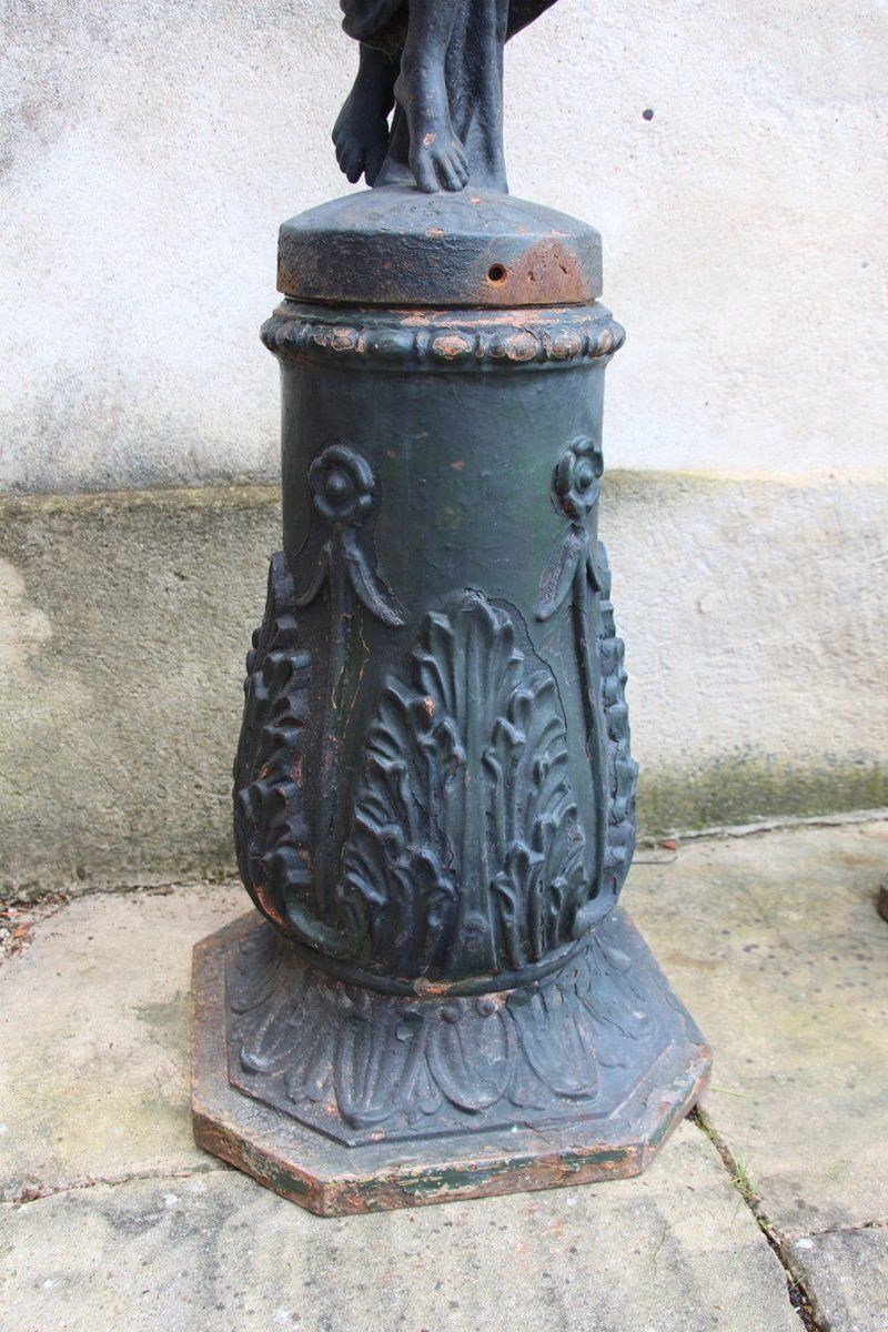 Antique Cast Iron Torchères, 1800s, Set Of 2 photo 10407.0