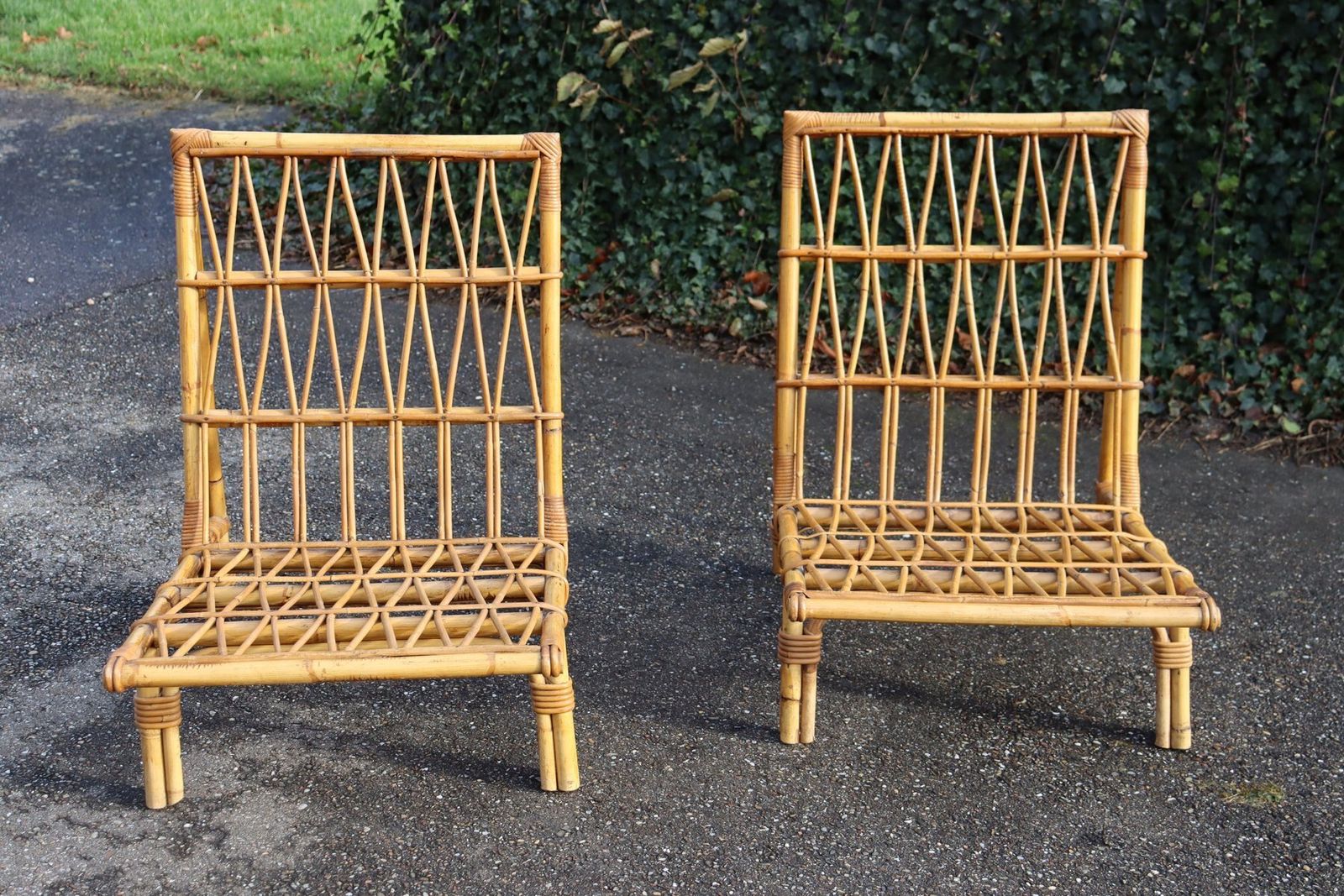 Vintage Chairs In The Style Of Audoux Minet, 1950, Set Of 2 photo furniture