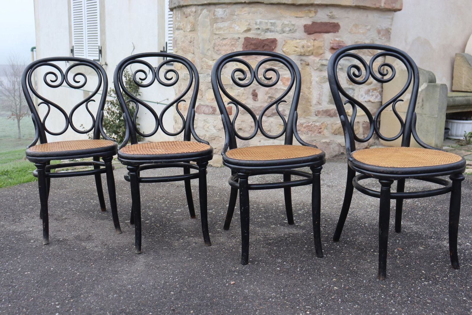 Model No. 4 Café Chairs By Michael Thonet For Gebrüder Thonet, 1880s, Set Of 8 photo Furniture