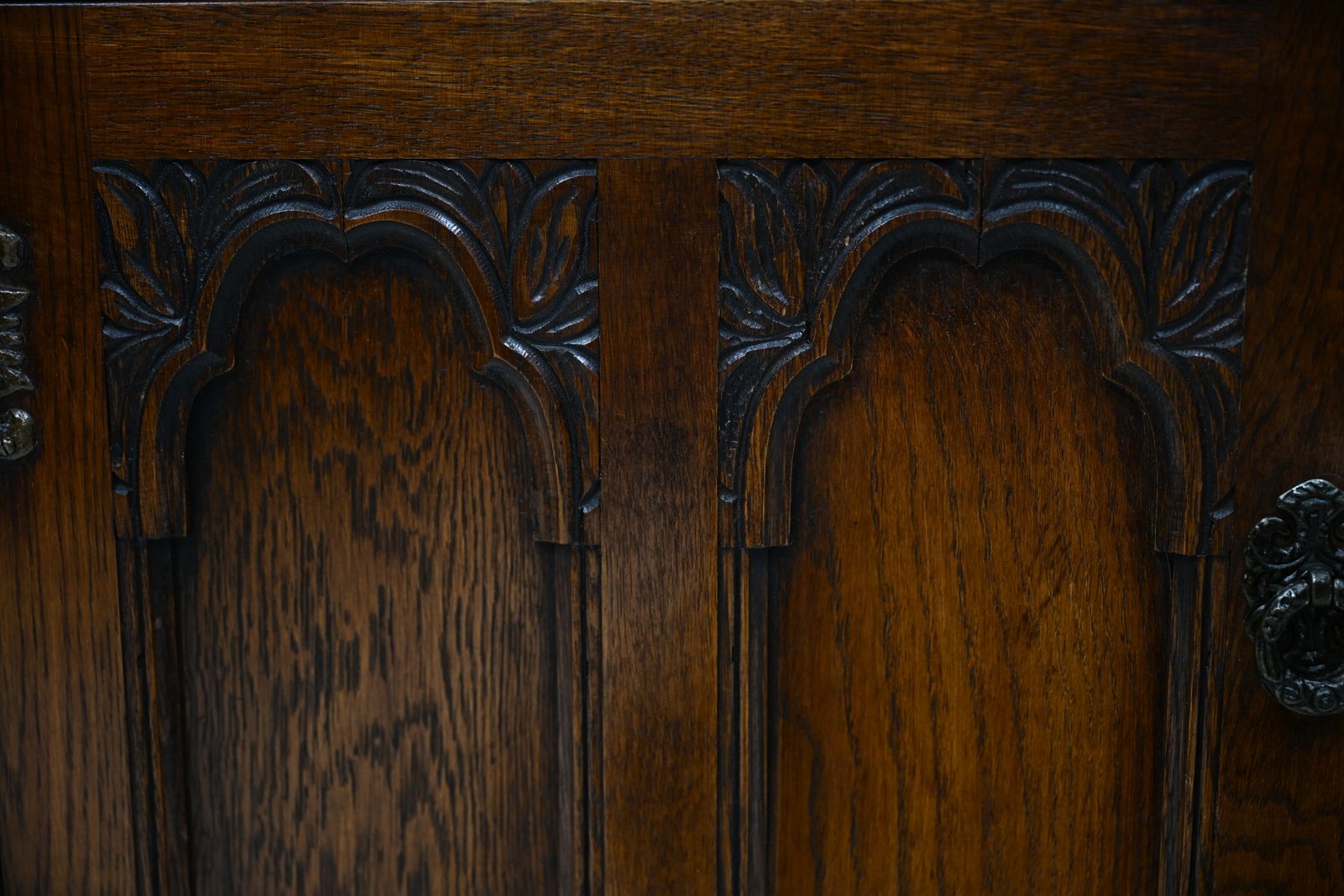 photo buy Old Charm Wall Unit Bookcase Display Drawers Tudor Brown Free Delivery*