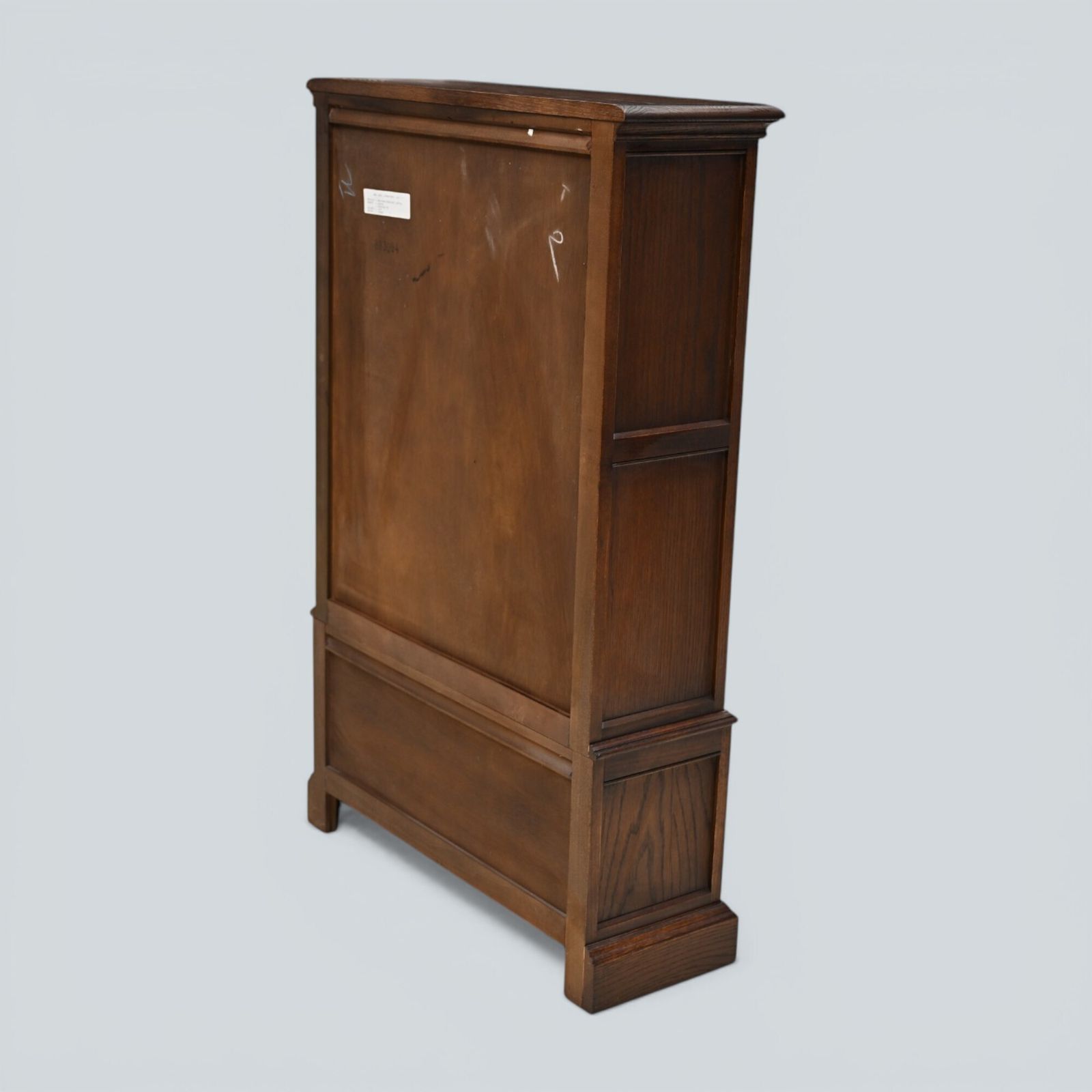 Old Charm Glazed Bookcase Shelves Tudor Brown Free Uk Delivery photo buy