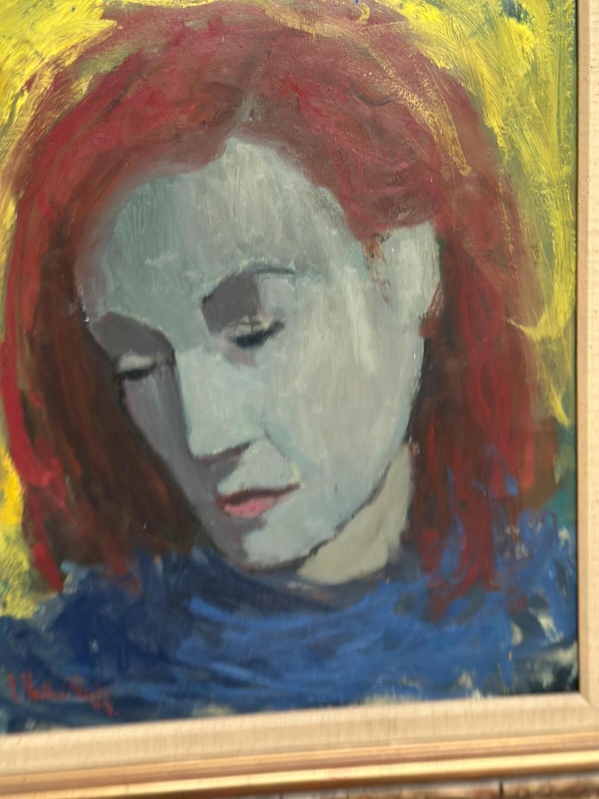 395.0 “Woman With Red Hair” By Erik Walter Persson photo