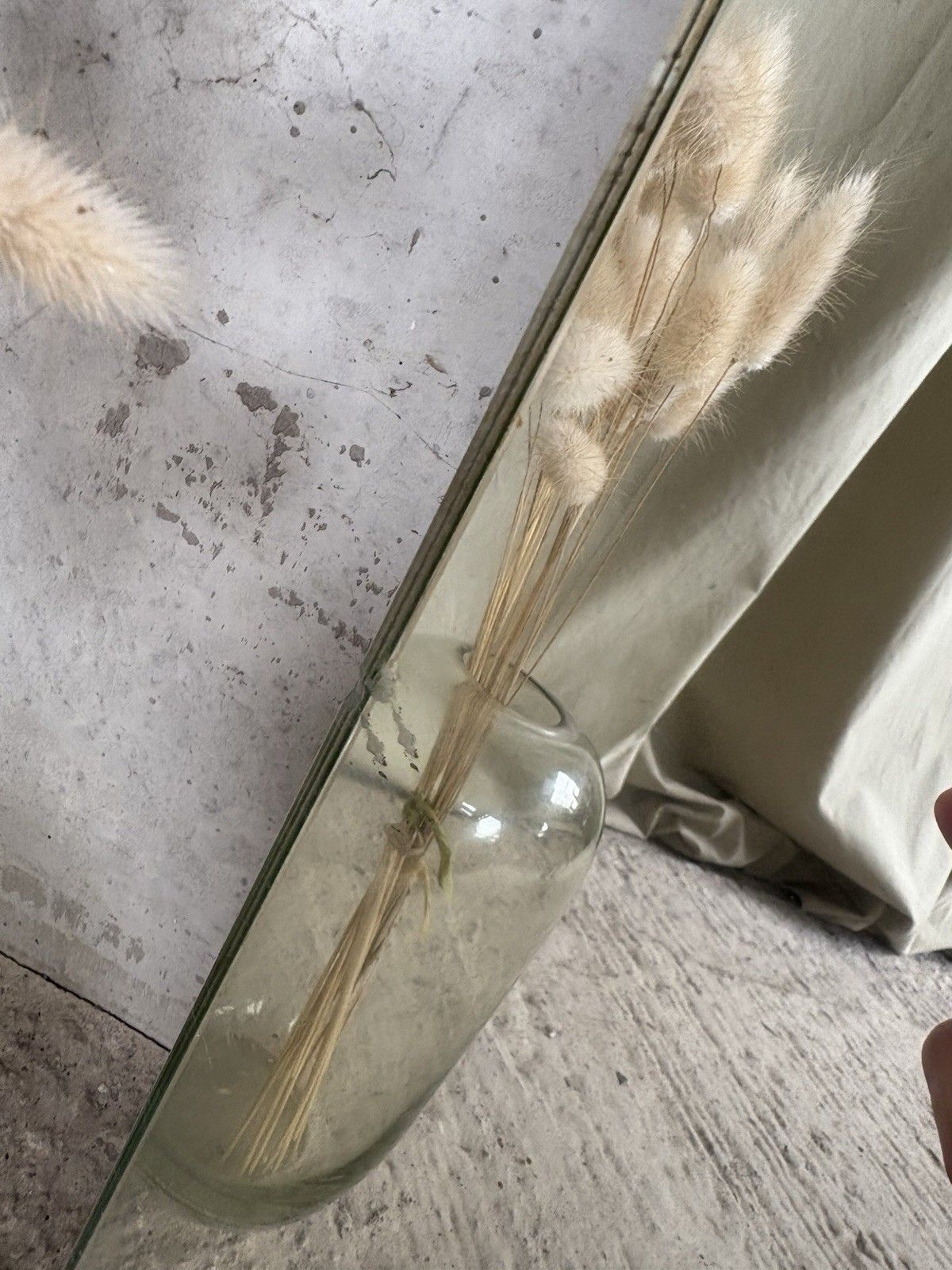 Vtg Mid Century Teak Wall Hallway Mirror Retro Danish R1171 photo vinterior