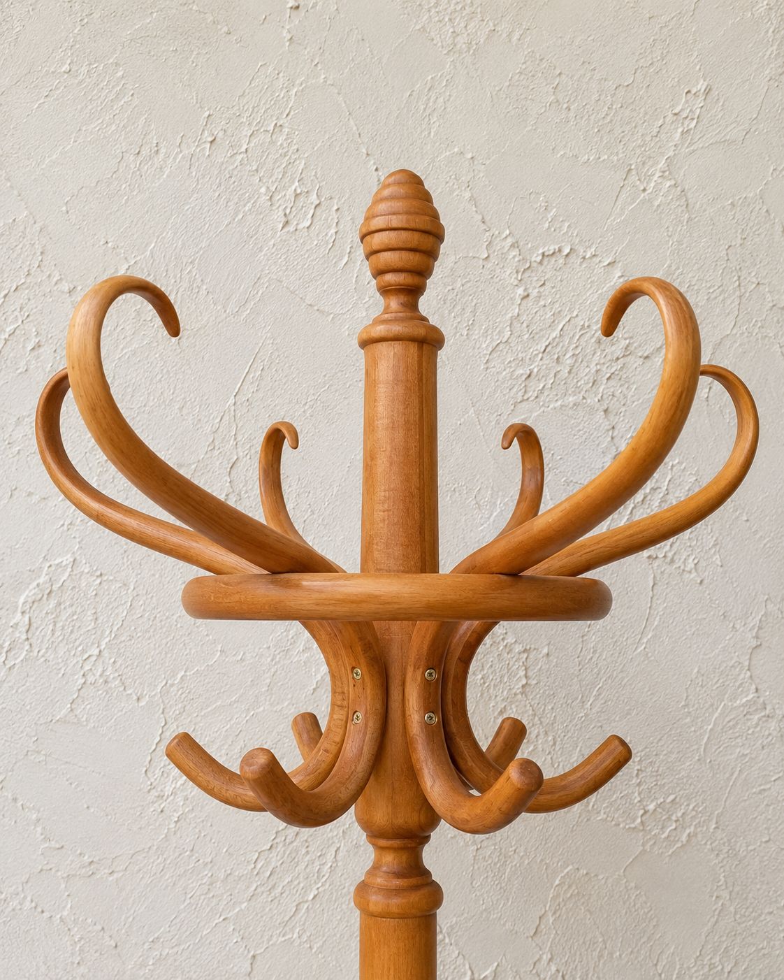 Bentwood Beech Hall Stand / Coat & Umbrella Stand By Thonet Style Maker, C.1950– photo furniture