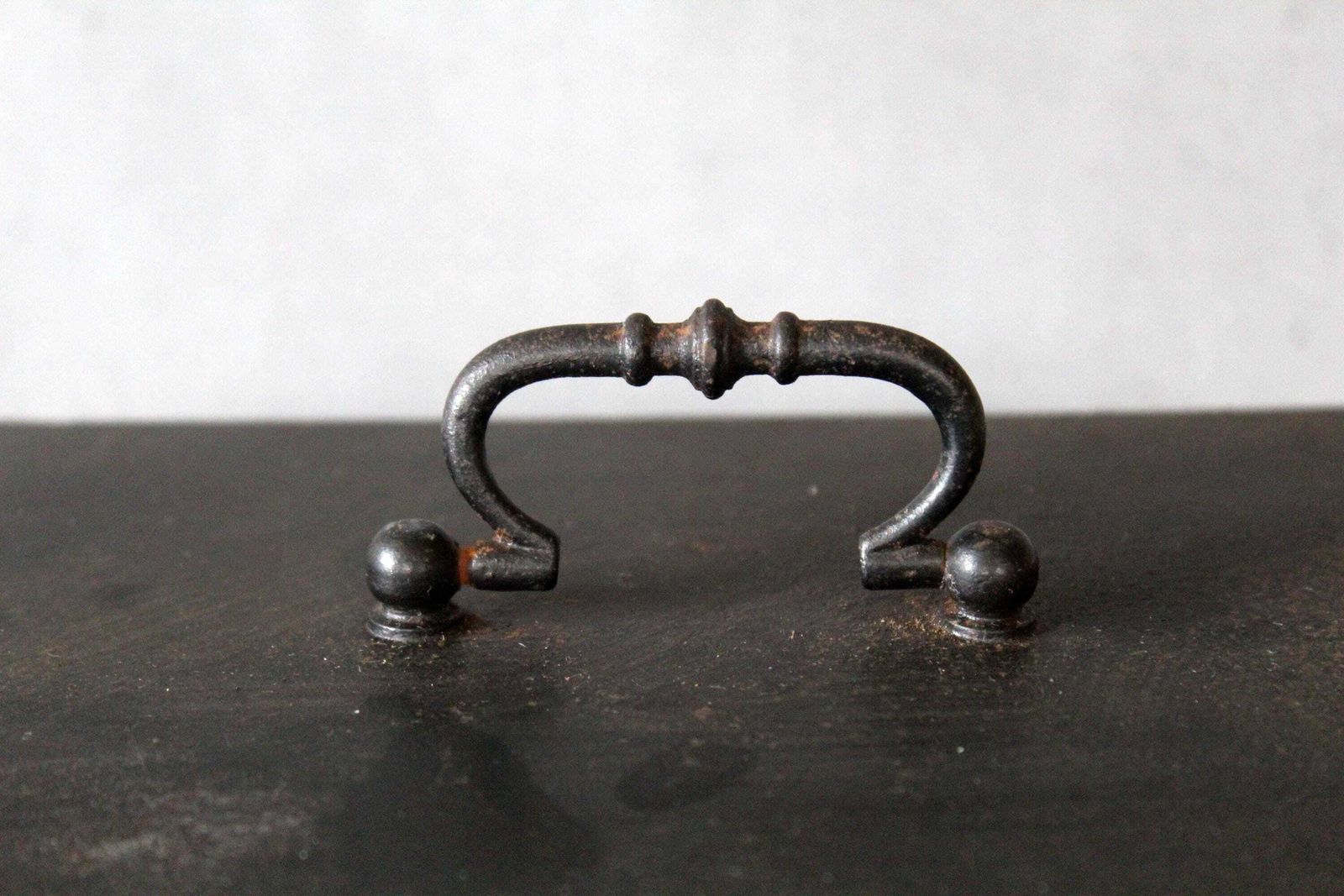 Antique Heavy And Solid French Metal Cash Box, Safe, One Key, Industrial Money Box, Storage Box, Strong Box, Secret Treasure Box photo Home Decor