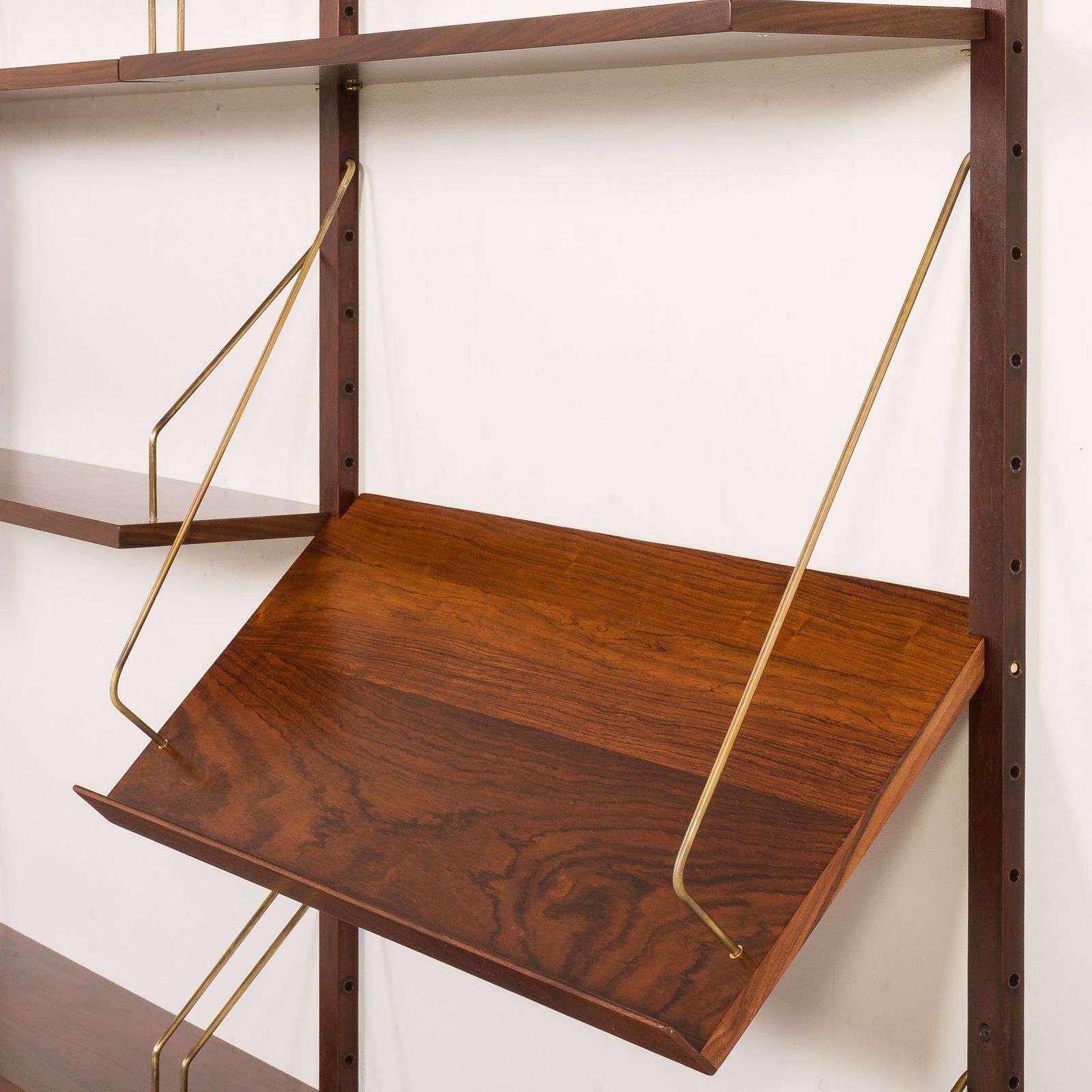 Furniture Danish Rosewood Wall Unit In The Style Of Cadovius, Sorensen, 1960s photo