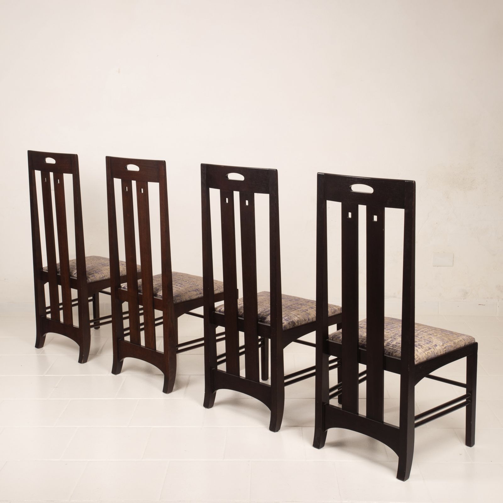 306 Ingram Low Chairs By Charles Rennie Mackintosh For Cassina photo vintage