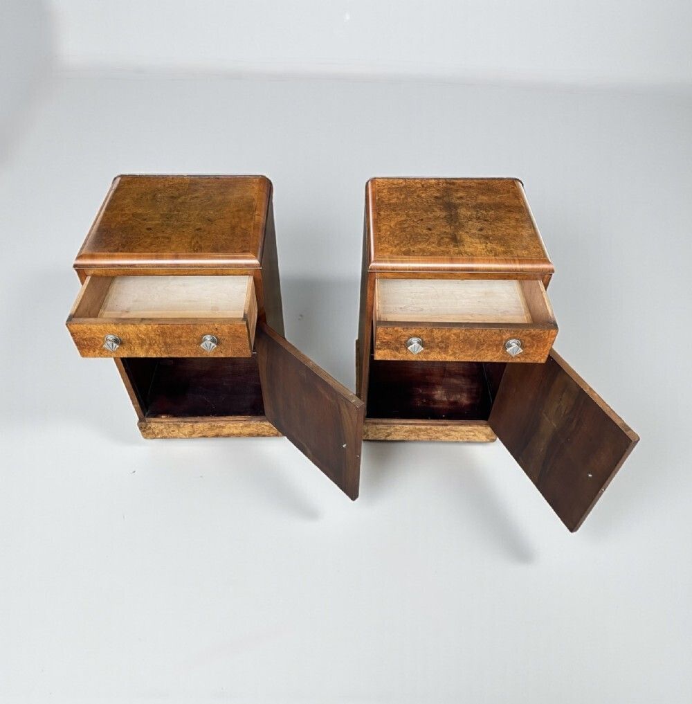 Pair Of Art Deco Bedside Tables photo vinterior