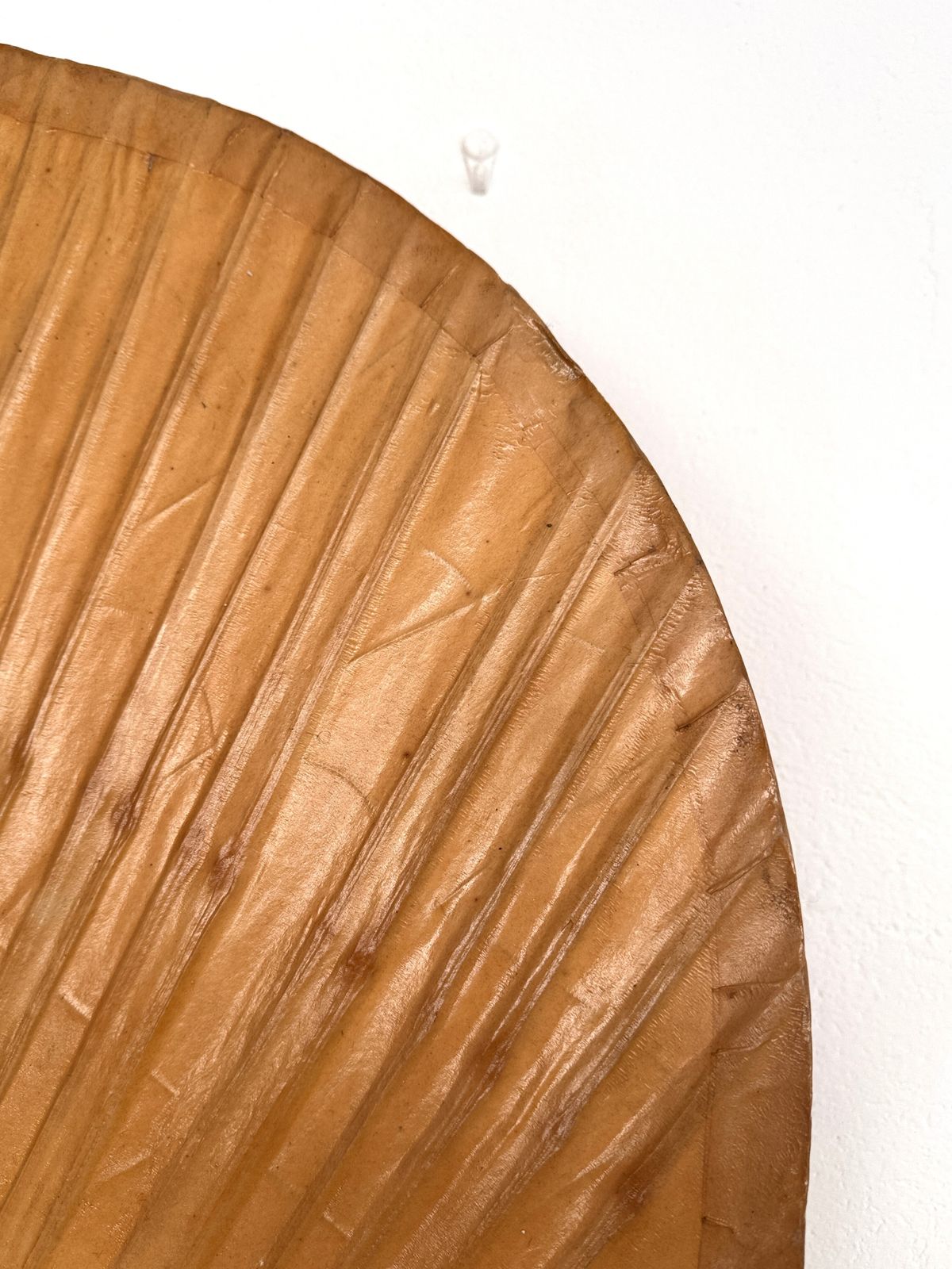 Lighting Organic Large Floor Lamp "Uchiwa I" By Ingo Maurer, 1974 photo