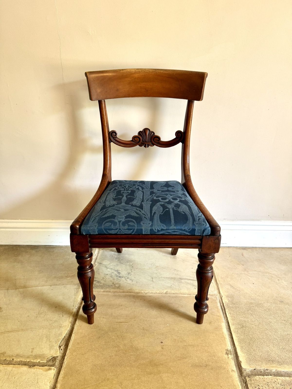 Quality Set Of Six Antique Regency Mahogany Dining Chairs photo Furniture