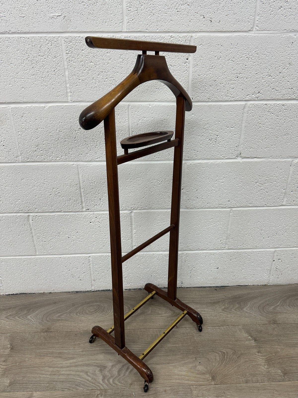 Vintage Italian Gentlemens Suit Hanger Dumb Valet Stand 1920’s Art Deco Style photo 80.0