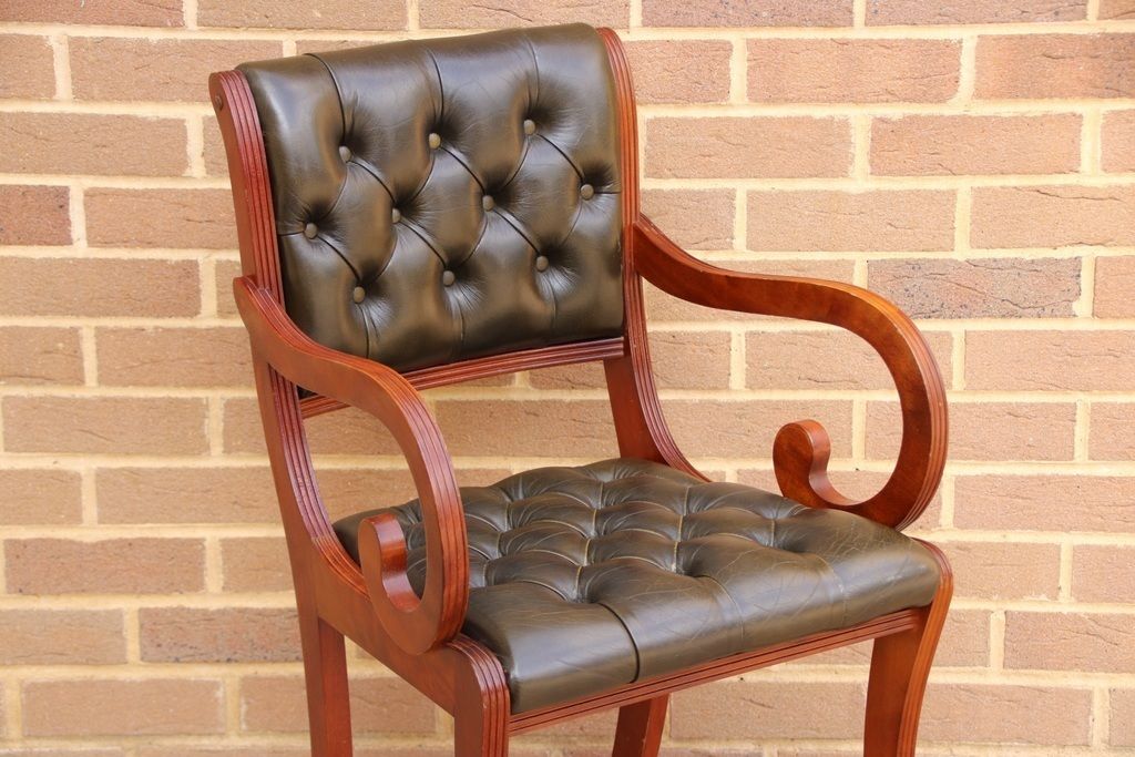 Beresford And Hicks Chesterfield Desk Chair photo buy