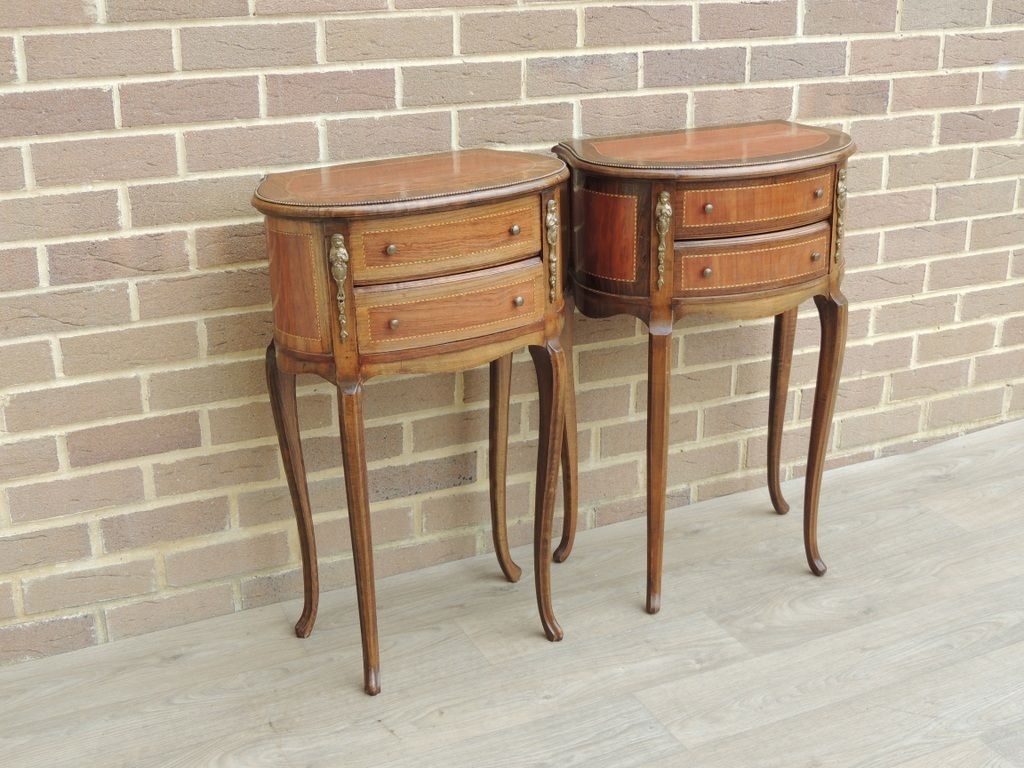 Pair Of French Louis XV Bedside Tables photo for sale