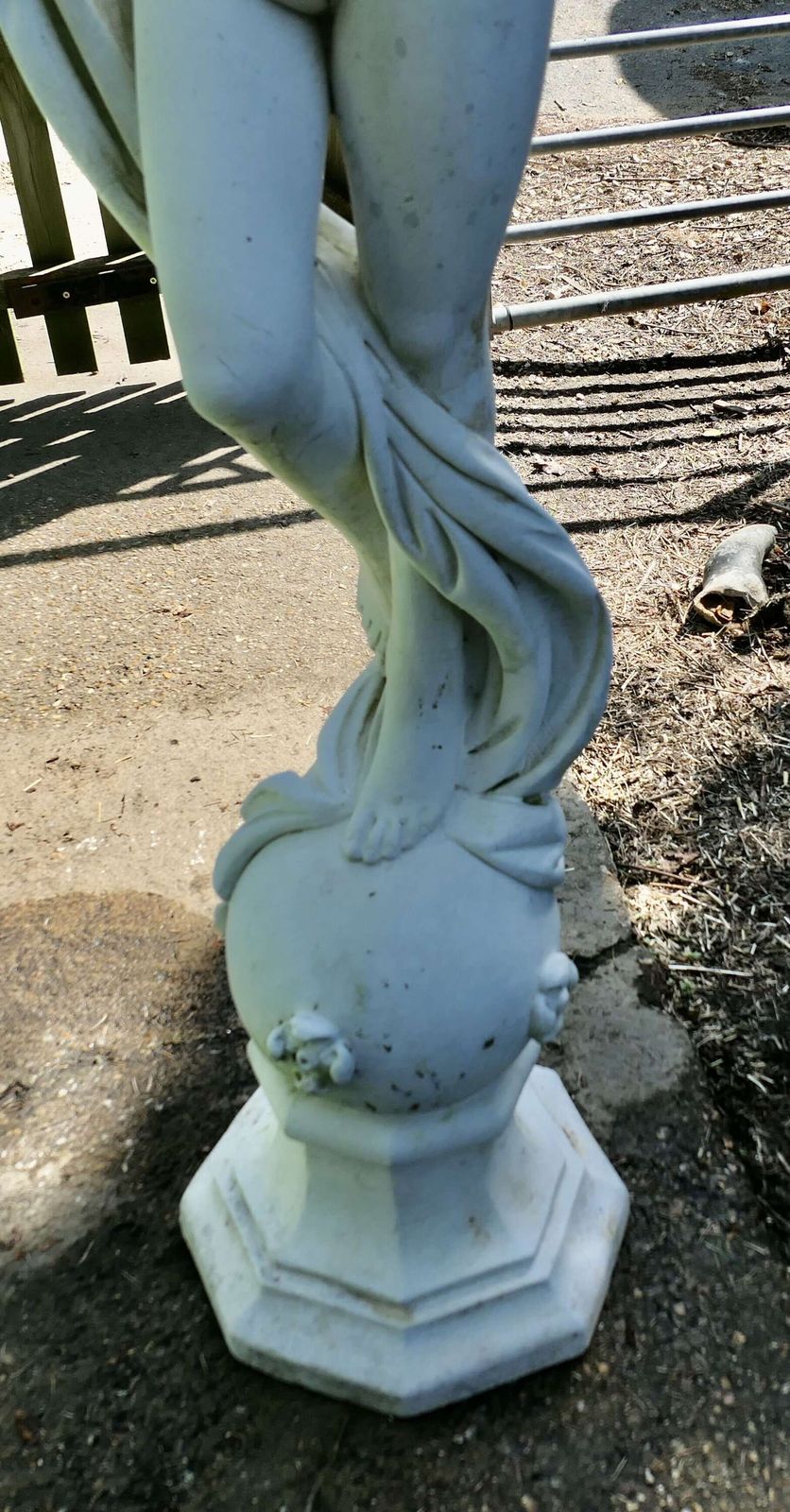 Signed Art Nouveau Weathered Statue Of A Dancer Circa 1960 Statue Of A Dancing Maiden photo buy
