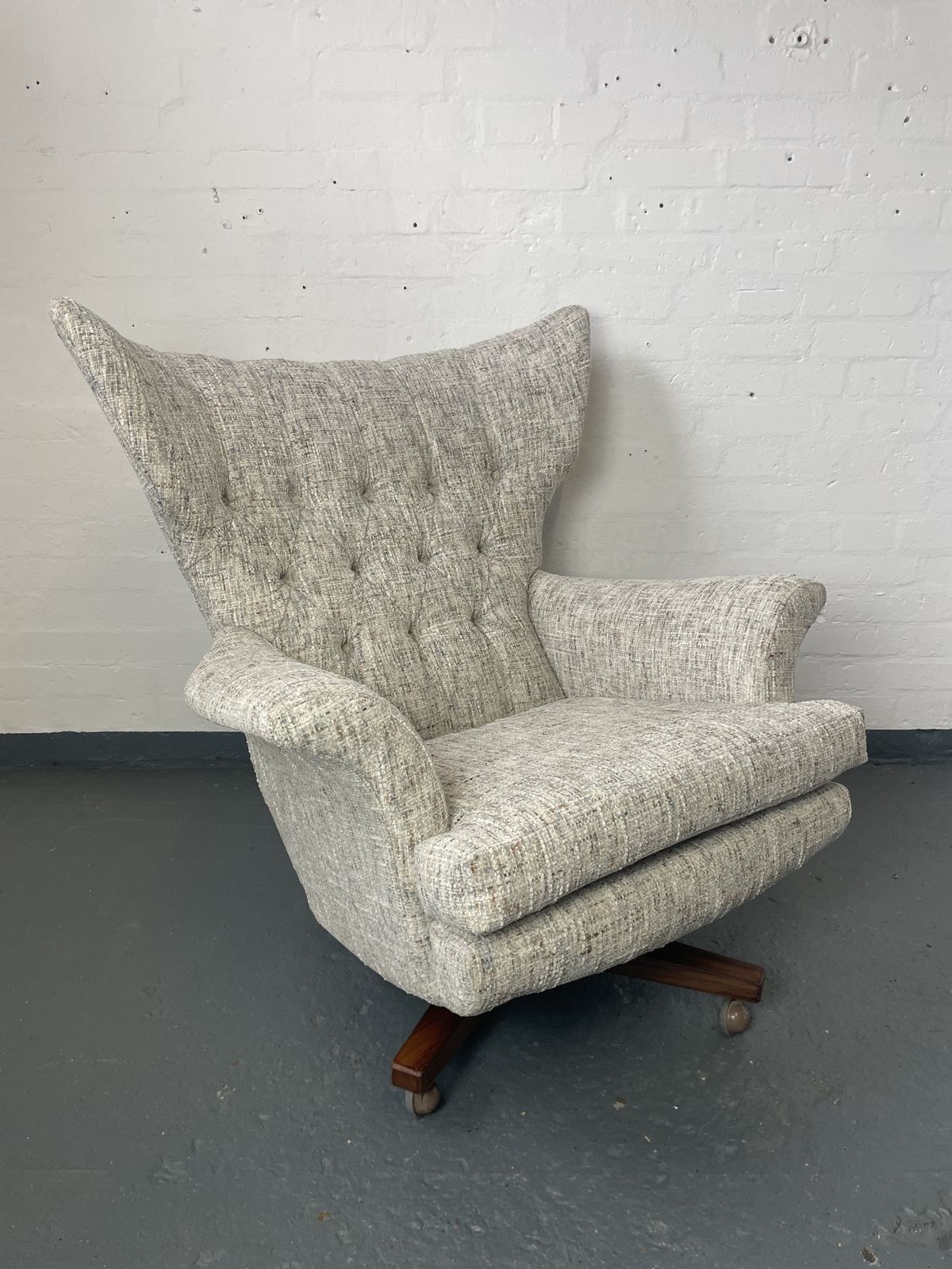 G Plan Model 6250 “Blofeld” Swivel Armchair | 1962 Mid Century Modern Icon | Professionally Reupholstered