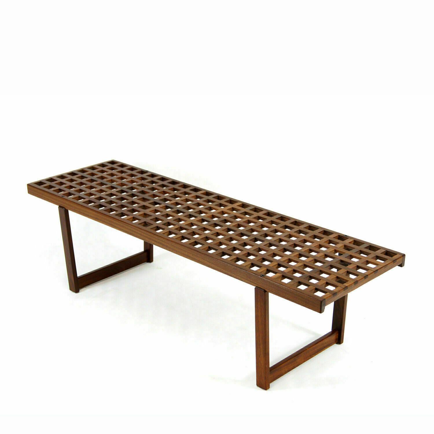 Retro Vintage Danish Teak Peter Lovig Nielsen Coffee Table Bench Mid Century 60s