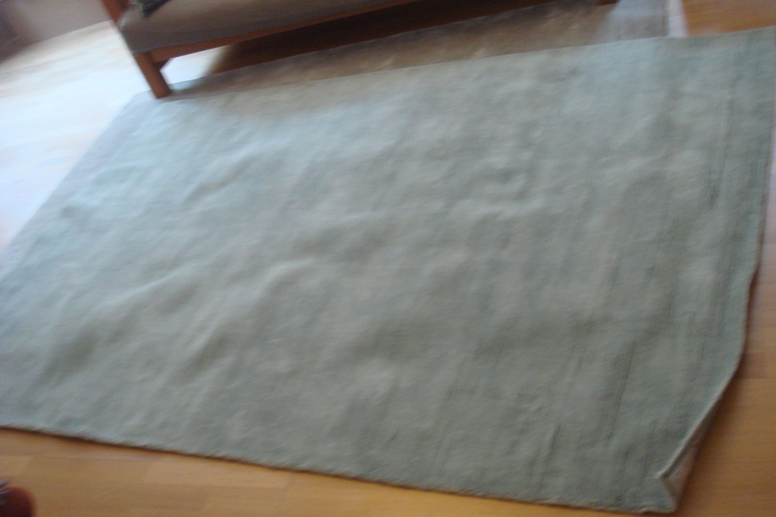 John Lewis Hand Made 100% Linen Rug In Green 170 X 240 Cm photo for sale