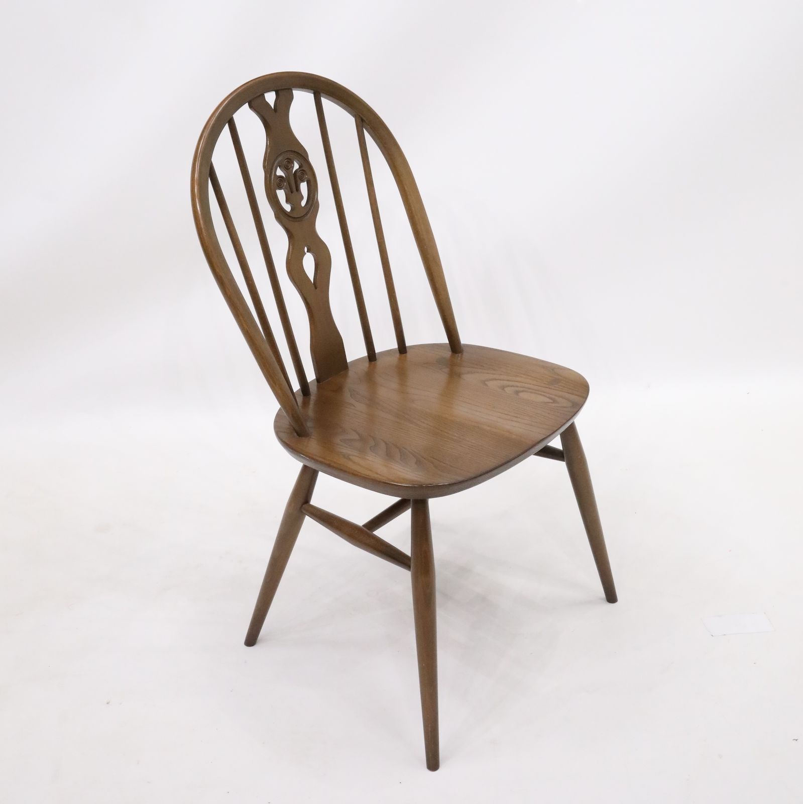 1 Ercol Fleur De Lys Bow Back Kitchen/Dining Chair Model 878 Free Uk Delivery photo vinterior