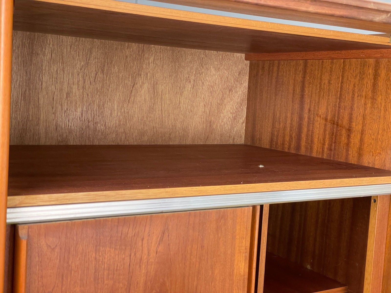 Vintage Austinsuite Teak Wardrobe Retro 1970s Shelves Clothes Cupboard Eb12078 photo 250.0