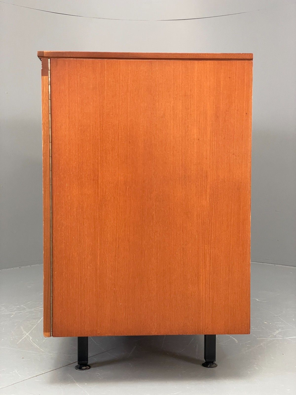 Vintage Teak Foldaway Desk Adjustable 1960s Retro Midcentury Shelving Eb12082 photo Furniture