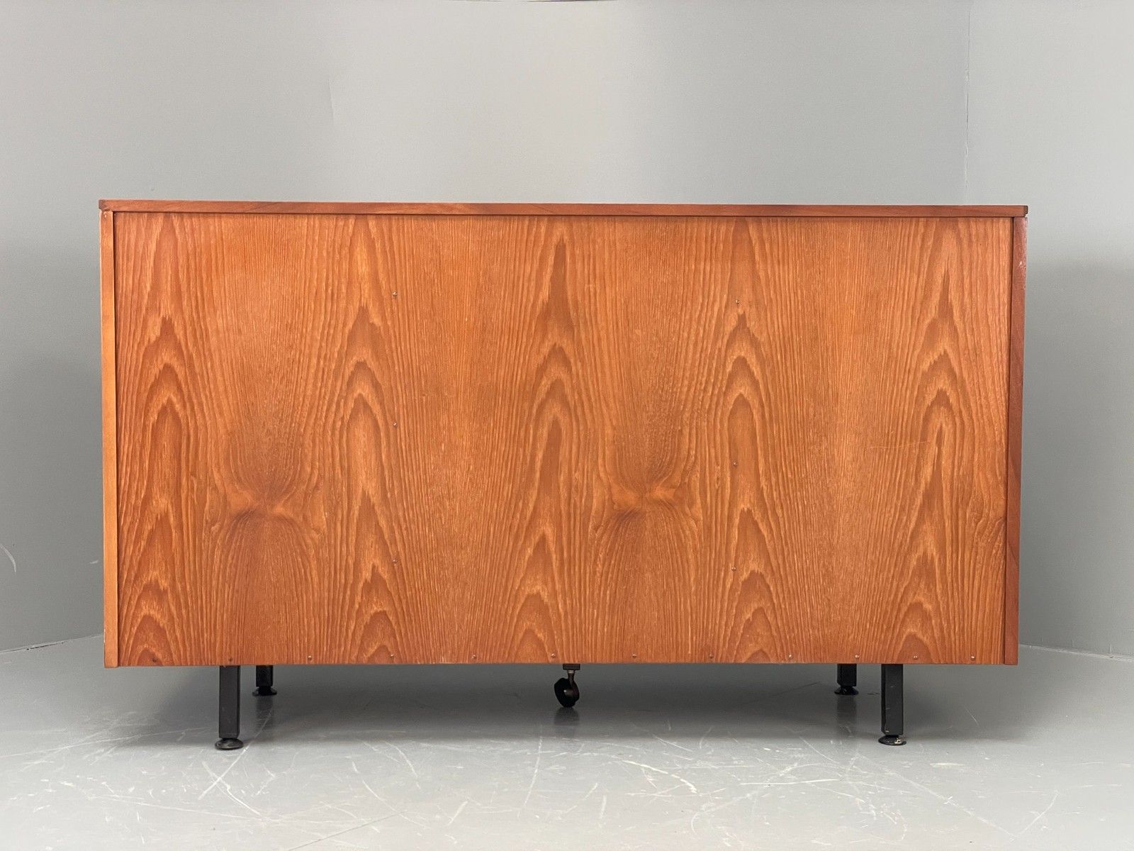 photo vinterior Vintage Teak Foldaway Desk Adjustable 1960s Retro Midcentury Shelving Eb12082