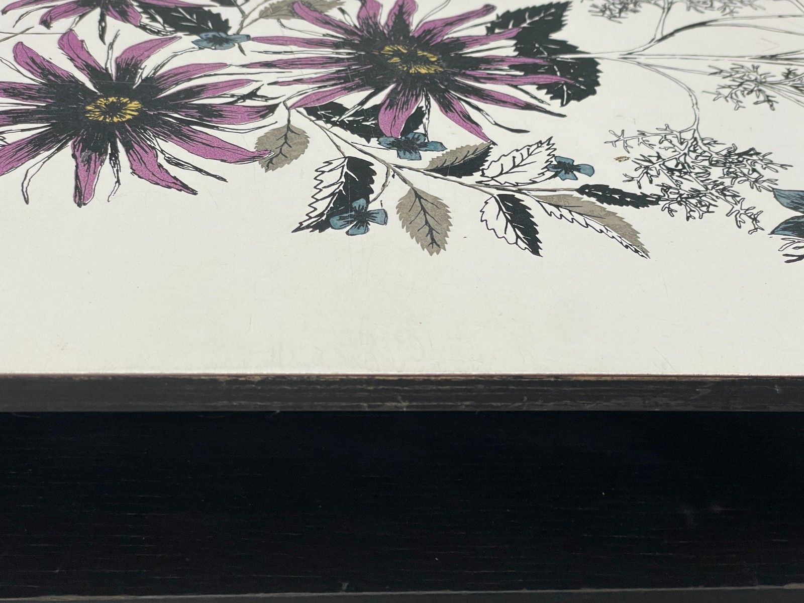 Vintage Habitat Coffee Table 1960s John Piper Design Floral Retro Eb12083 photo buy