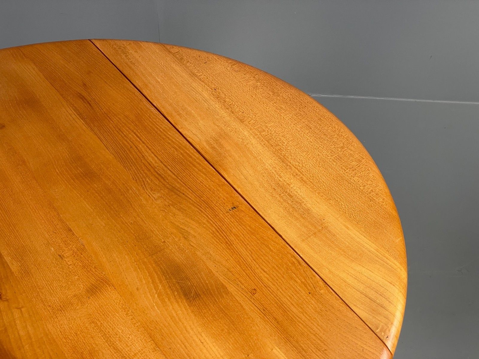 Furniture Vintage Ercol Elm Table Blonde Drop Leaf 1960s Mid Century Eb12195 photo