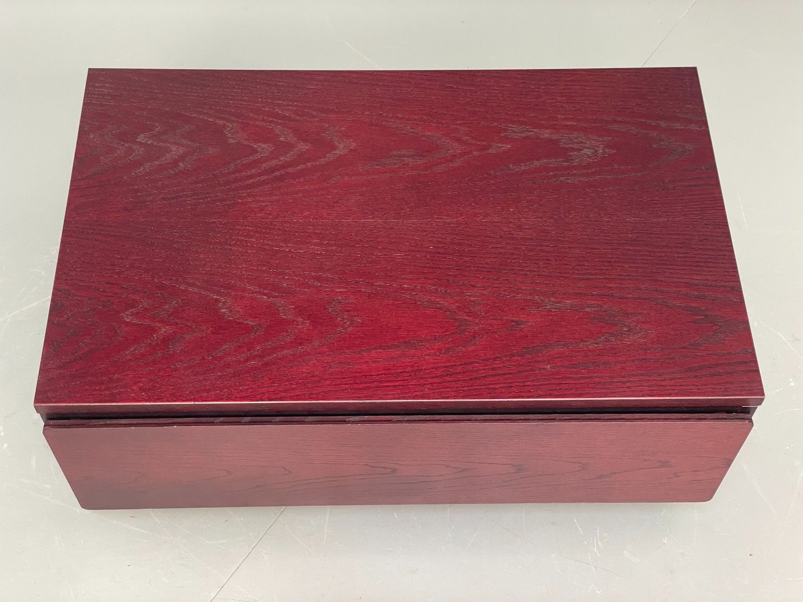 Vintage Tv Unit Drawer By Beaver & Tapley Dark Red Oak 1980s Eb12197 photo 150.0