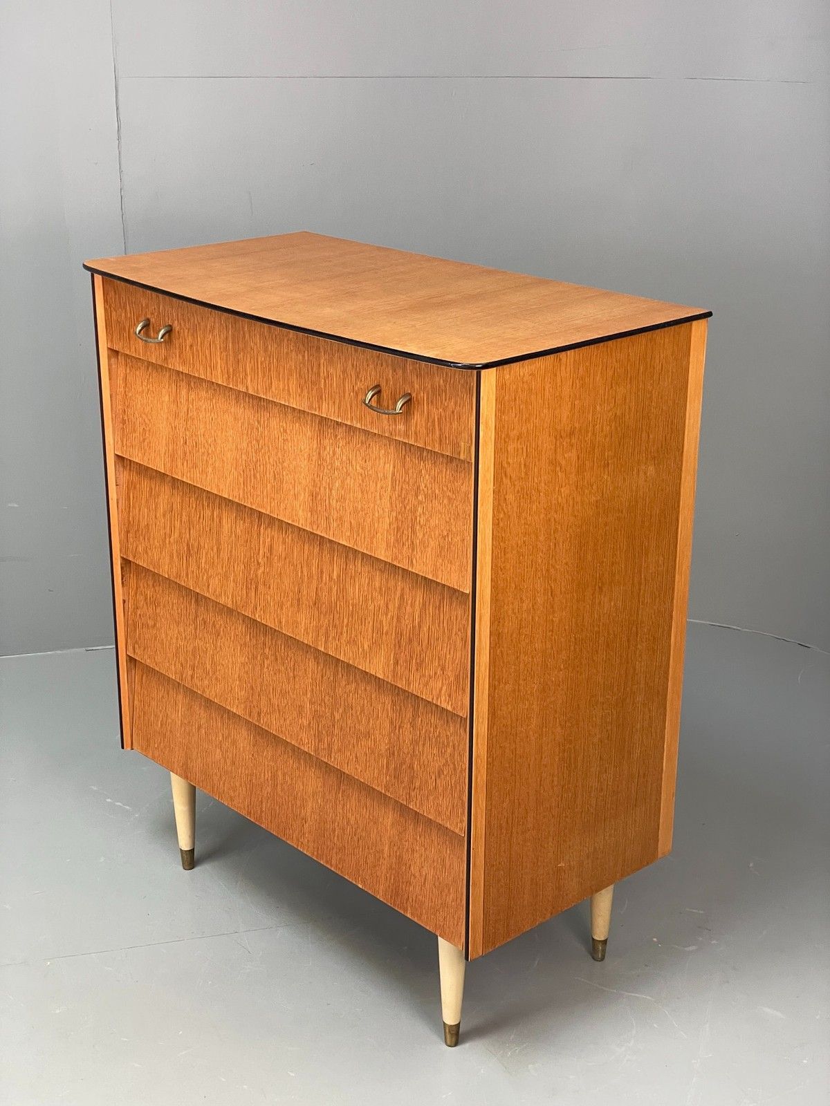Vintage Chest Of Drawers Avalon Oak 1960s Mid Century Retro Eb12198 photo Furniture