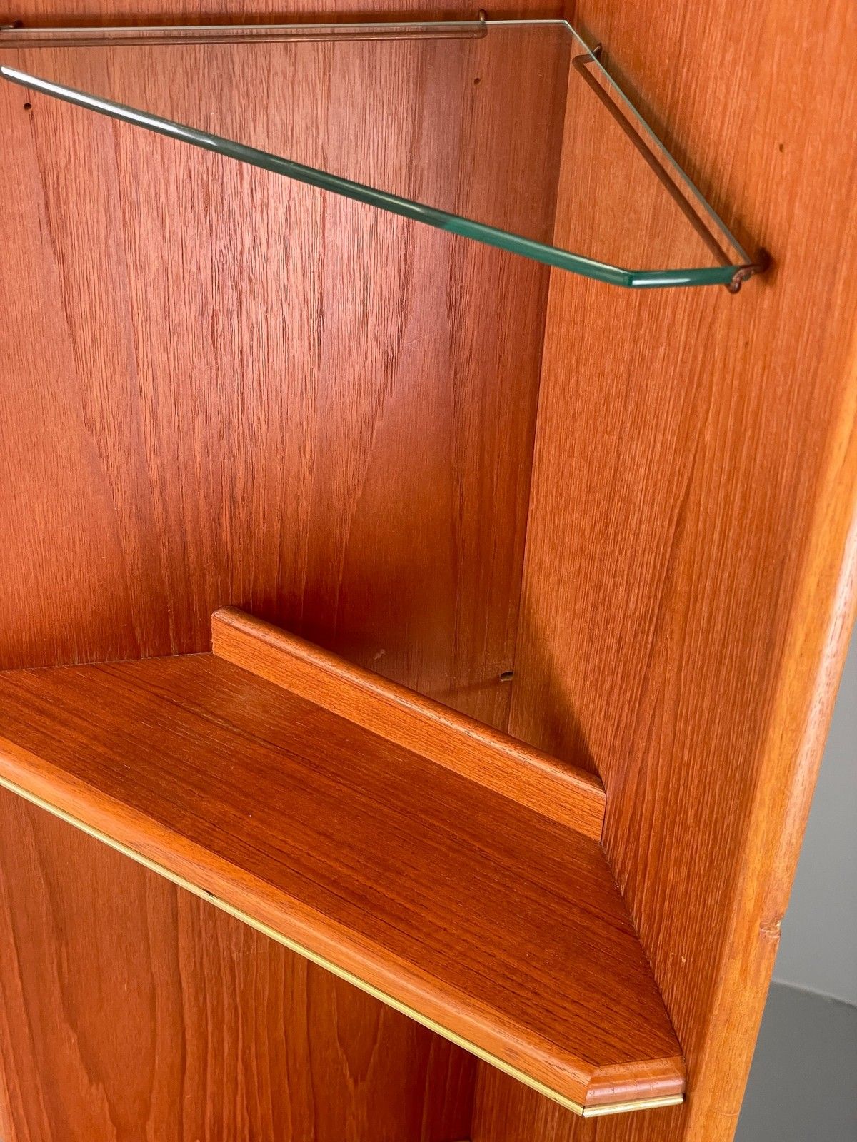 photo for sale Vintage G Plan Corner Shelving Unit Teak 1970s Retro Mid Century Eb12204