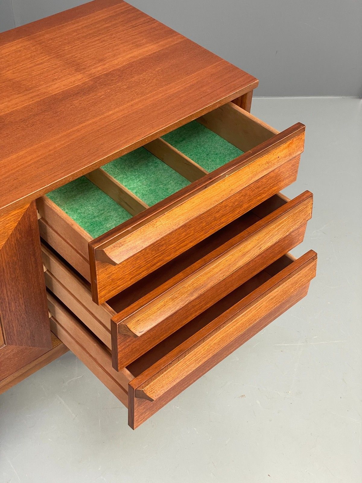 Vintage 1960s Teak Sideboard By Stonehill Retro Mid Century Drawers Eb12209 photo 450.0