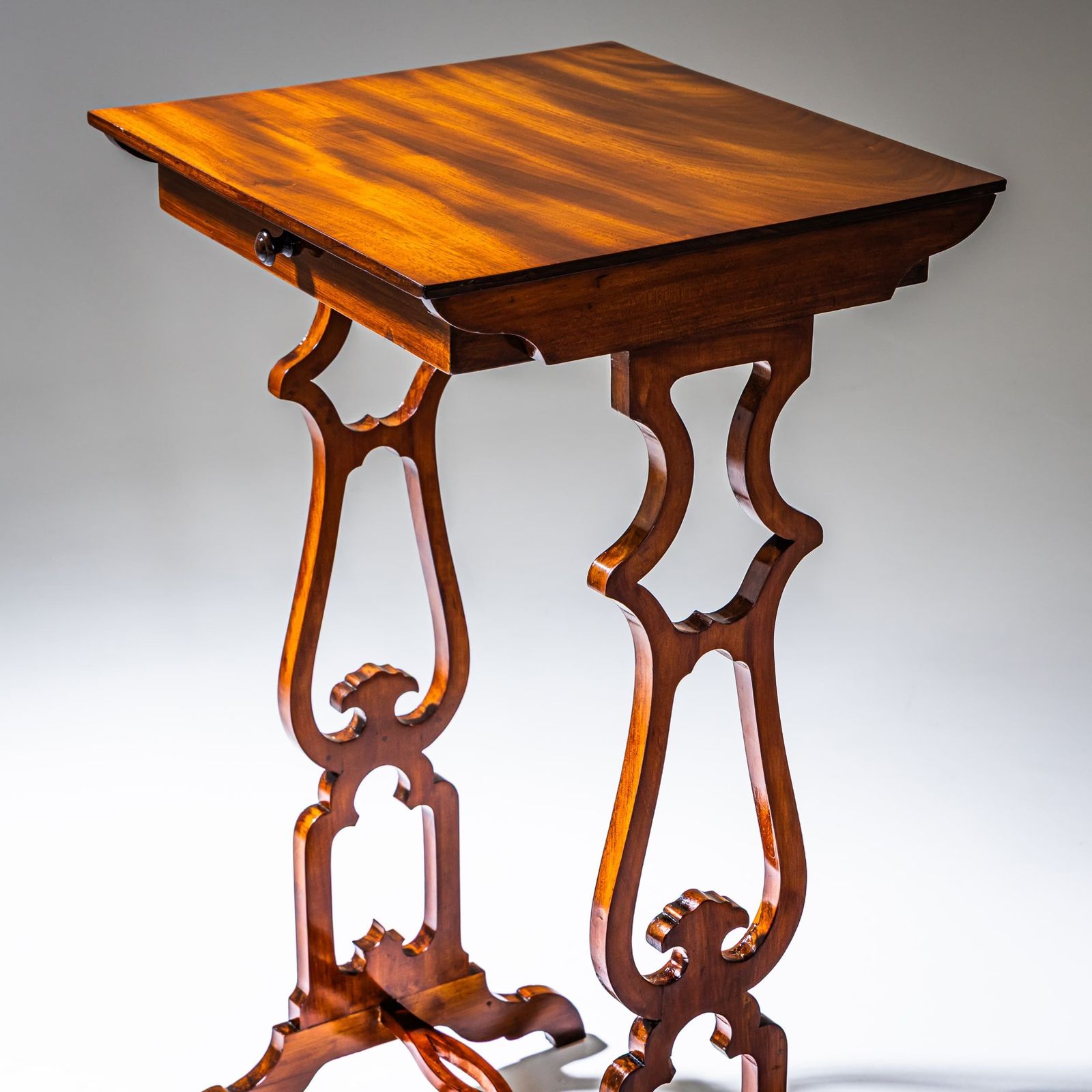 Biedermeier Side Table, Circa 1840 photo Furniture